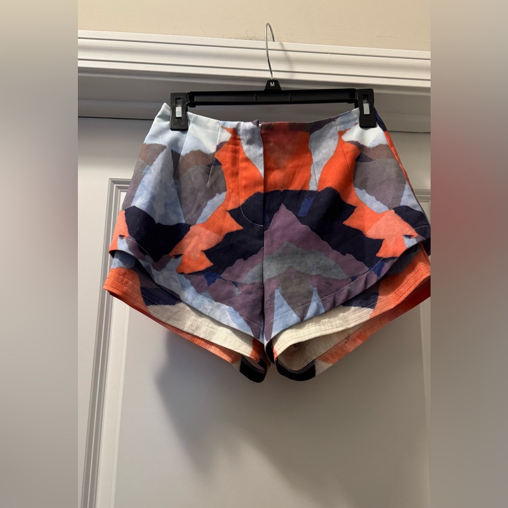 fab'rik Vibrant Patterned Women's Athletic Shorts
